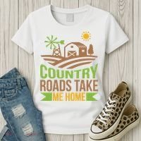 Country Roads Take Me Home Women's T-Shirt thumb 3
