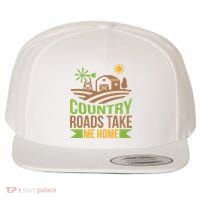 Country Roads Take Me Home Wool Snapback Cap thumb 0