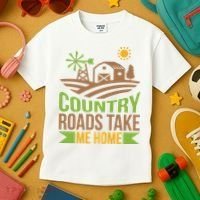 Country Roads Take Me Home Kids T-Shirt thumb 3