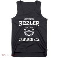 Certified Rizzler Unspoken Rizz God Tank Top thumb 0