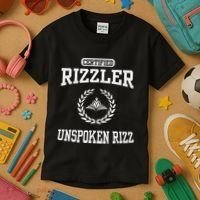 Certified Rizzler Unspoken Rizz God Kids T-Shirt thumb 3