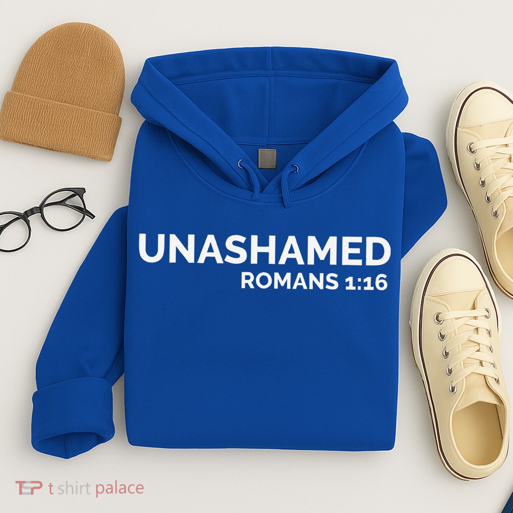 Christian Romans Unashamed Jesus Cross Hoodie
