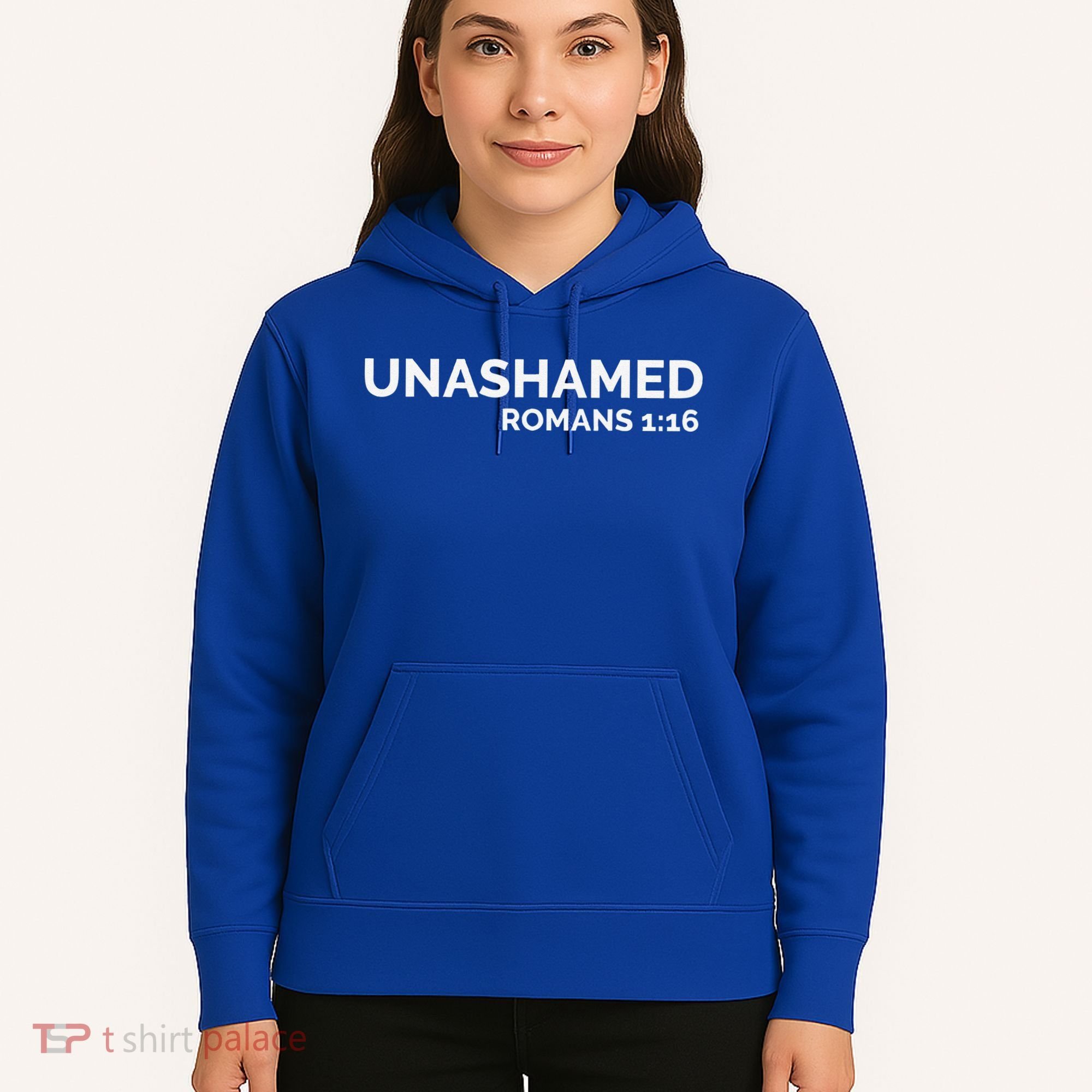 Christian Romans Unashamed Jesus Cross Hoodie