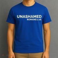 Christian Romans Unashamed Jesus Cross T-Shirt thumb 3