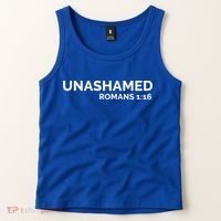 Christian Romans Unashamed Jesus Cross Tank Top thumb 2