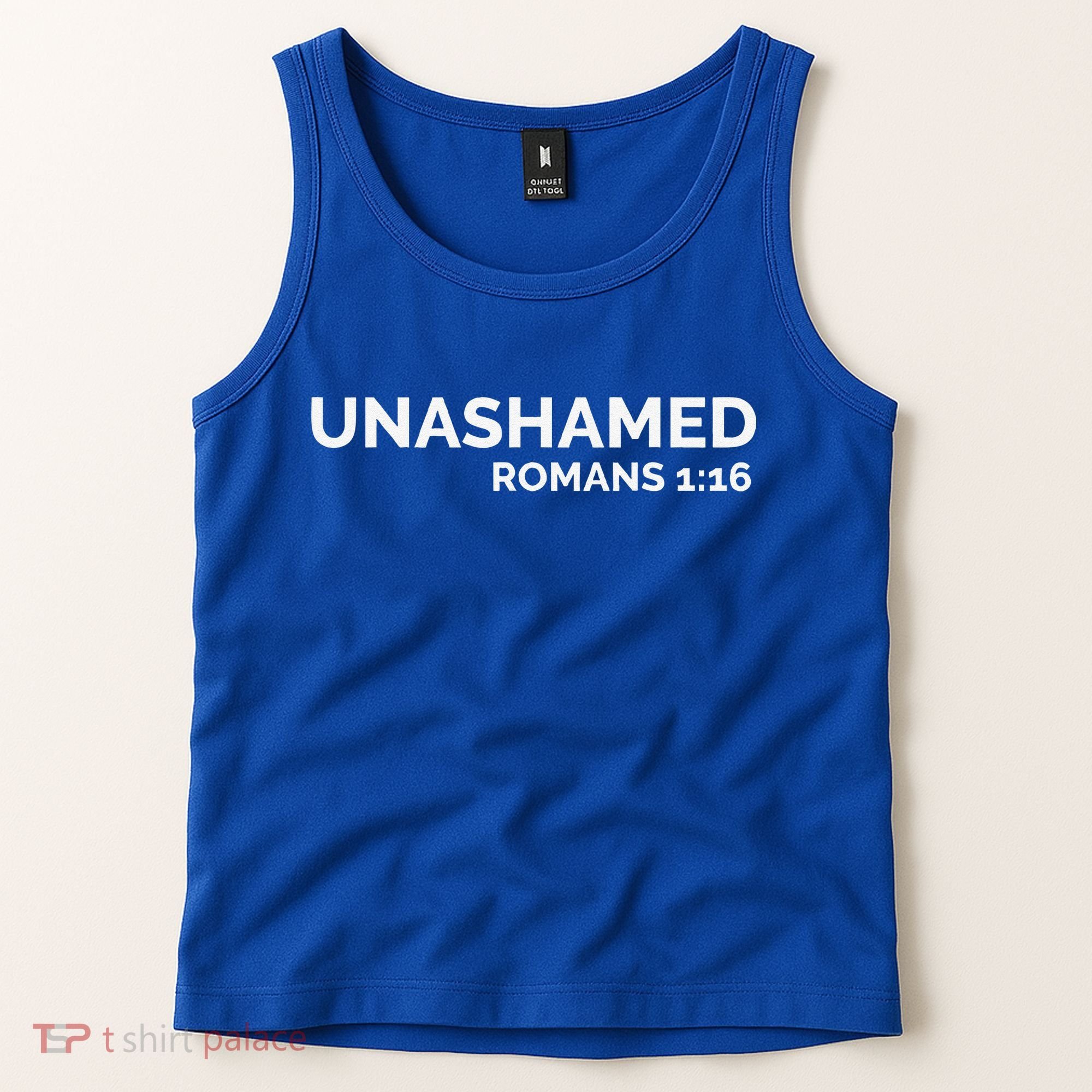 Christian Romans Unashamed Jesus Cross Tank Top