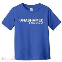 Christian Romans Unashamed Jesus Cross Toddler T-Shirt thumb 0