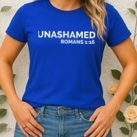 Christian Romans Unashamed Jesus Cross Women's T-Shirt thumb 2