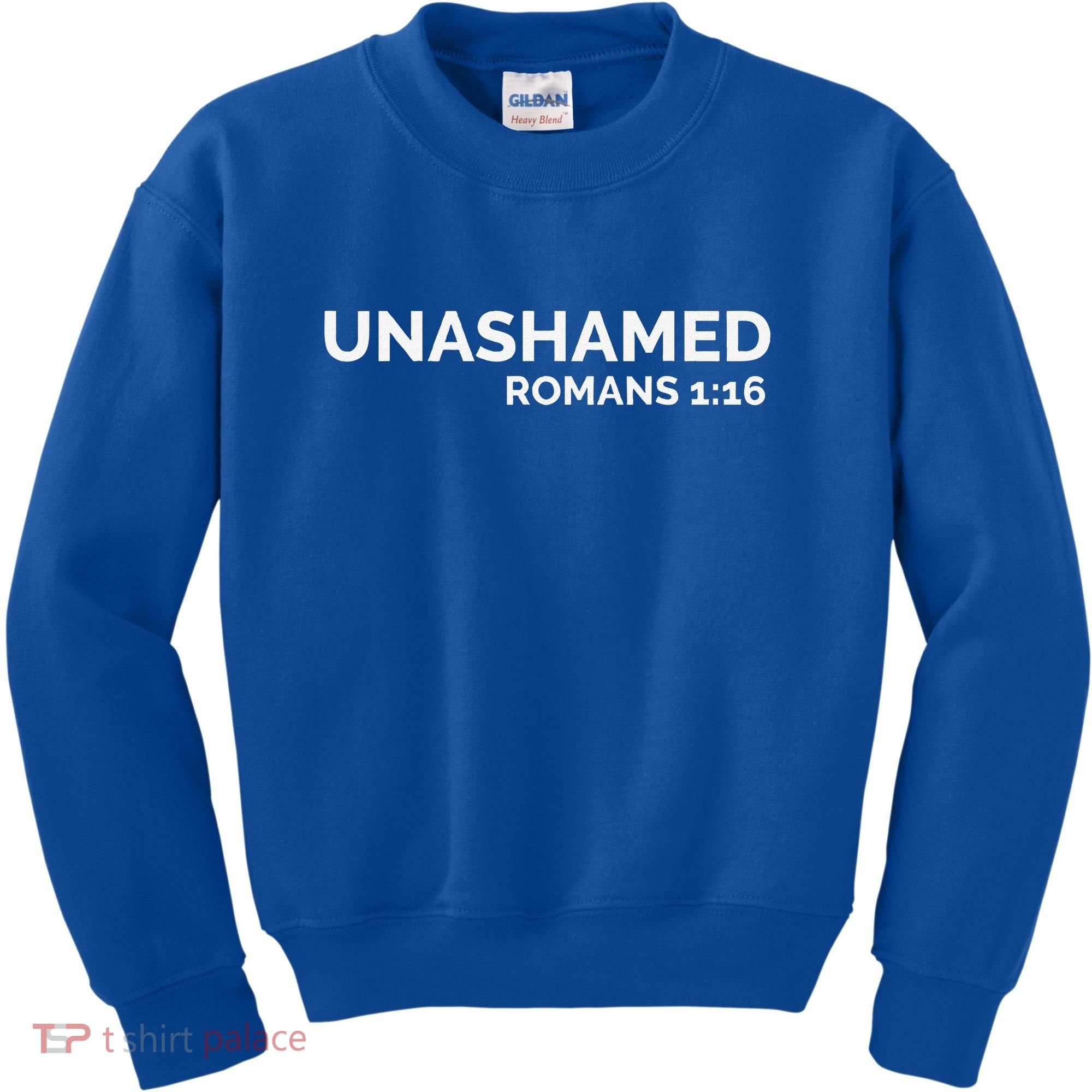 Christian Romans Unashamed Jesus Cross Kids Sweatshirt