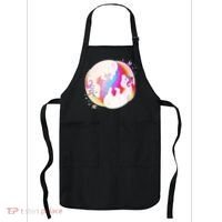 Cute Rainbow Unicorns Yin Yang Apron thumb 0