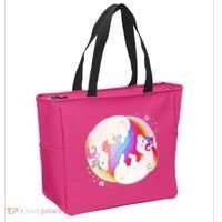 Cute Rainbow Unicorns Yin Yang Tote Bag thumb 2