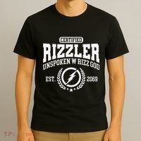 CERTIFIED RIZZLER UNSPOKEN RIZZ W RIZZ GOD T-Shirt thumb 3