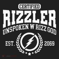 CERTIFIED RIZZLER UNSPOKEN RIZZ W RIZZ GOD Beanie thumb 2
