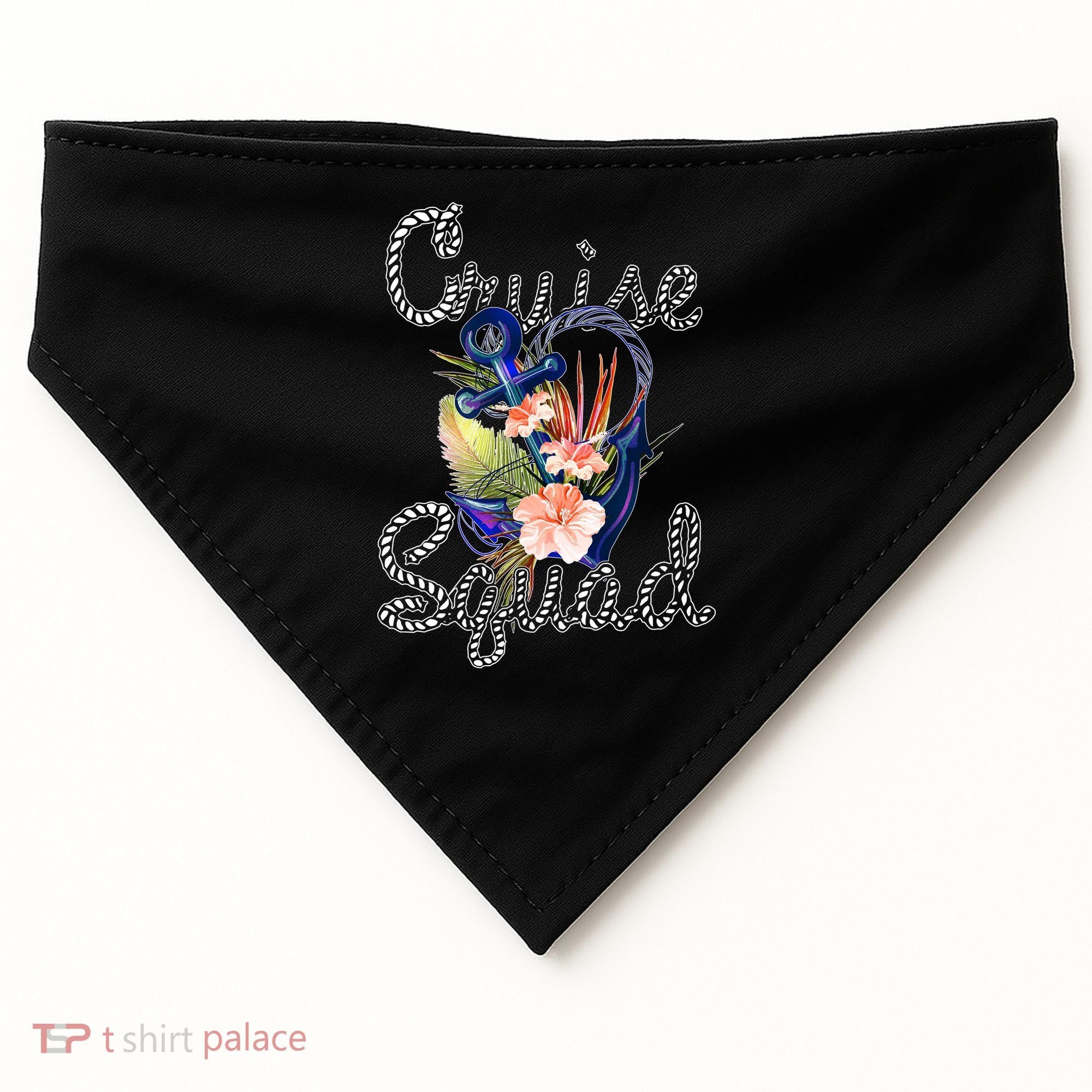 Cruise Squad Anchor USA-Made Doggie Bandana