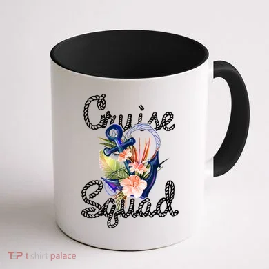 Cruise Squad Anchor Coffee Mug back