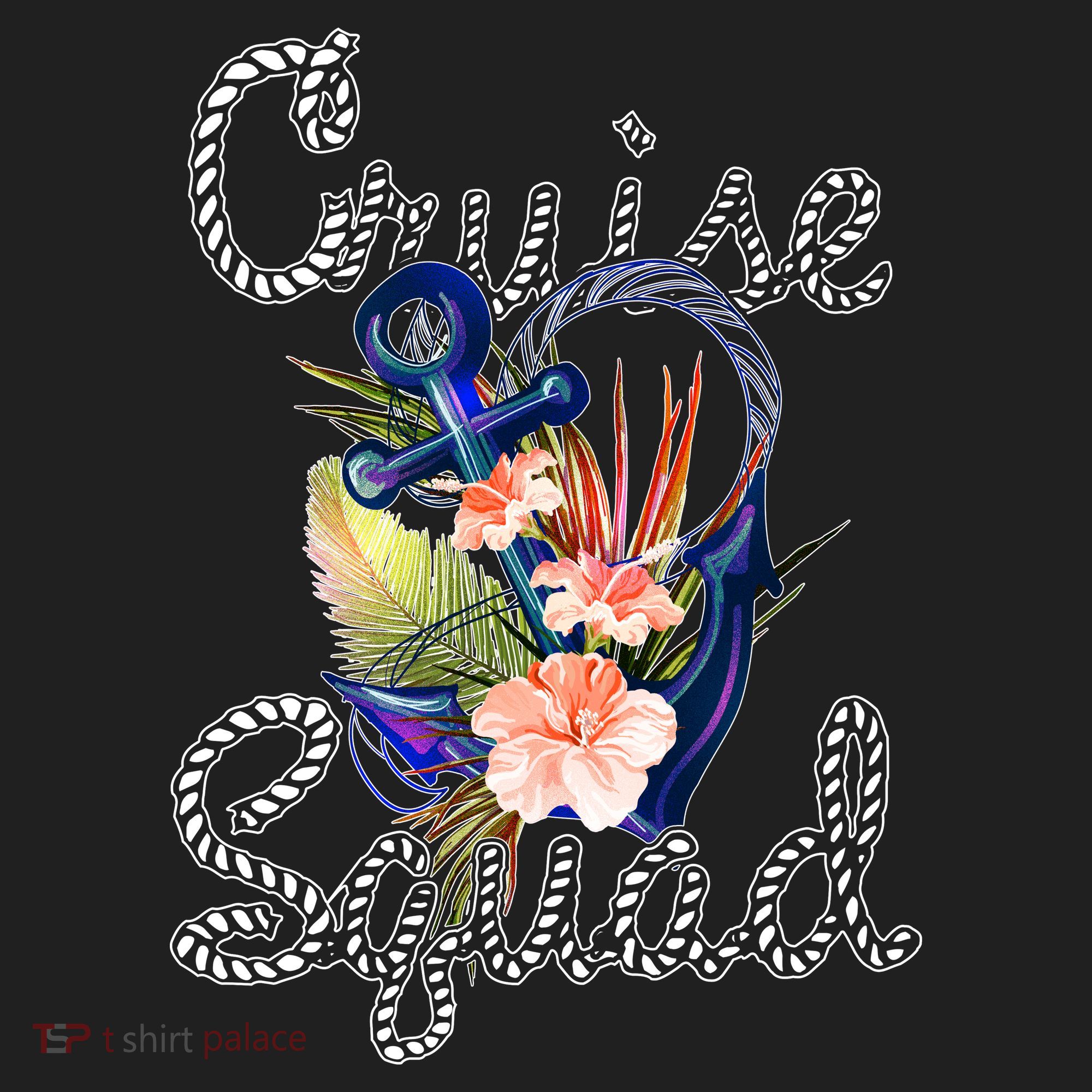 Cruise Squad Anchor Golf Towel