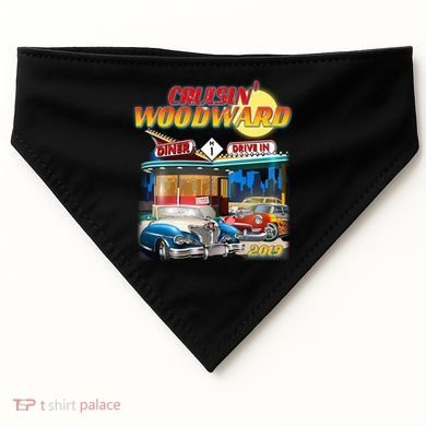 Cruisin' Woodward Diner Day time USA-Made Doggie Bandana