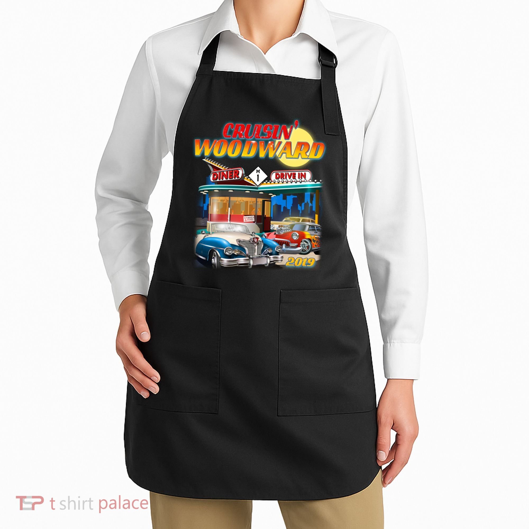 Cruisin' Woodward Diner Day time Apron