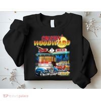 Cruisin' Woodward Diner Day time Sweatshirt thumb 2