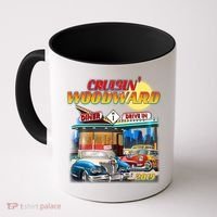 Cruisin' Woodward Diner Day time Coffee Mug thumb 0