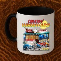 Cruisin' Woodward Diner Day time Coffee Mug thumb 2