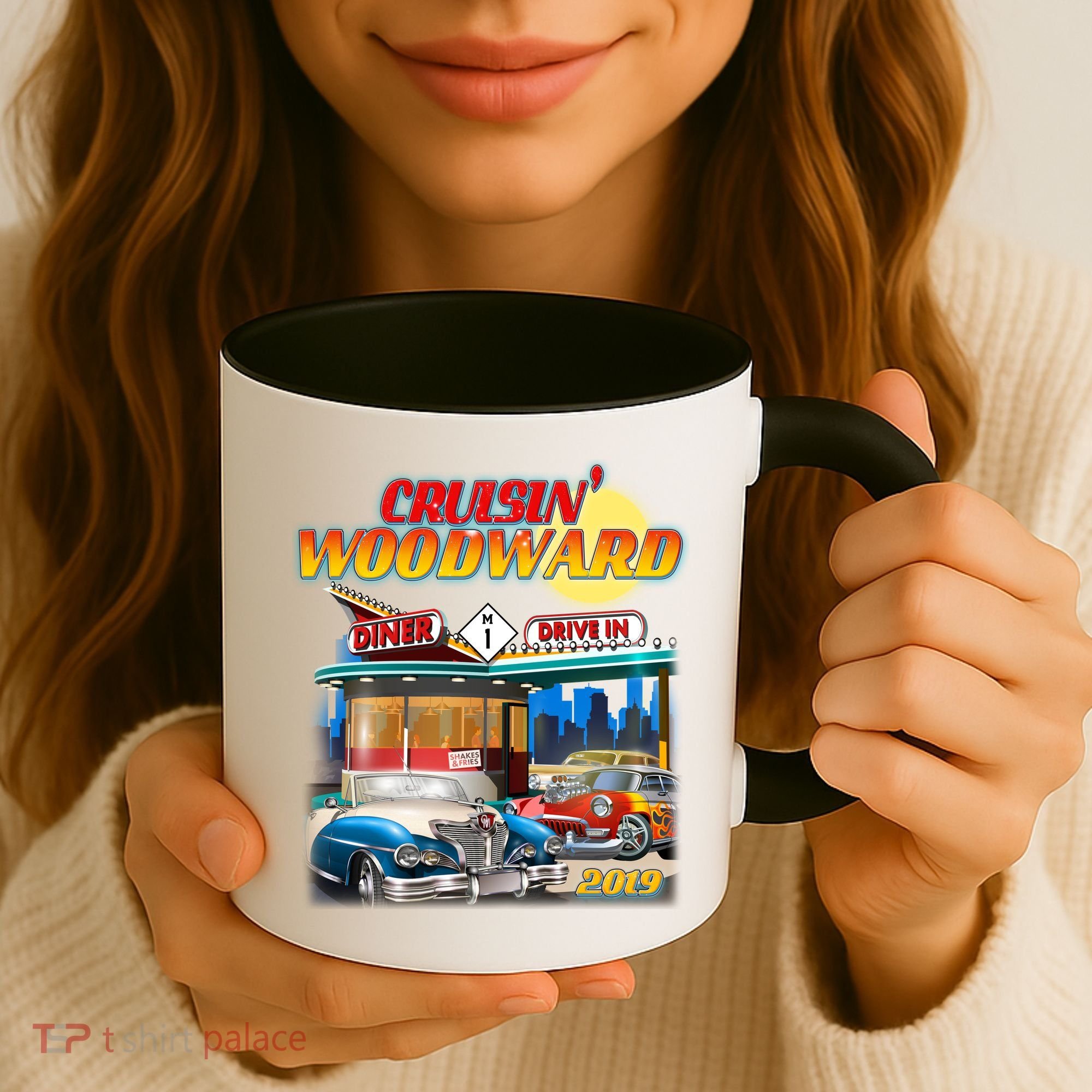 Cruisin' Woodward Diner Day time Coffee Mug