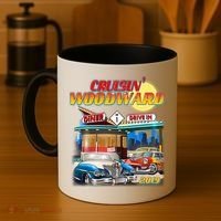 Cruisin' Woodward Diner Day time Coffee Mug thumb 4