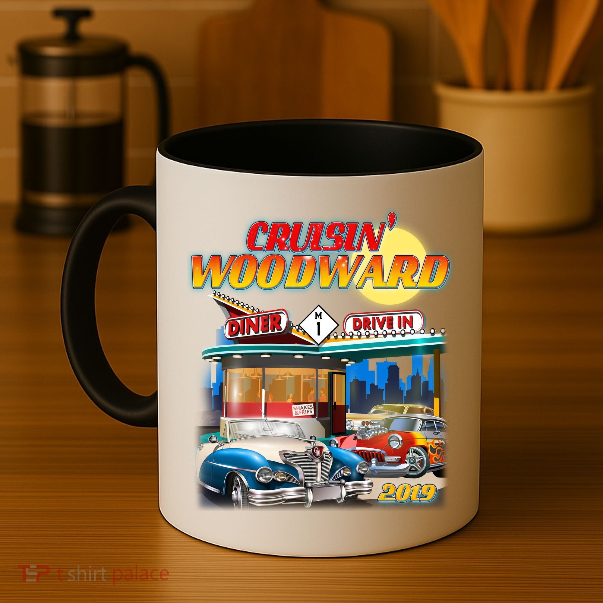 Cruisin' Woodward Diner Day time Coffee Mug