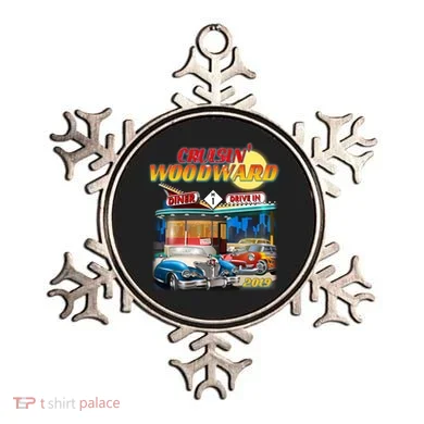Cruisin' Woodward Diner Day time Ornament