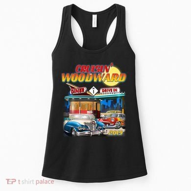 Cruisin' Woodward Diner Day time Women's Tank Top