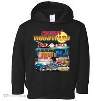 Cruisin' Woodward Diner Day time Toddler Hoodie thumb 0
