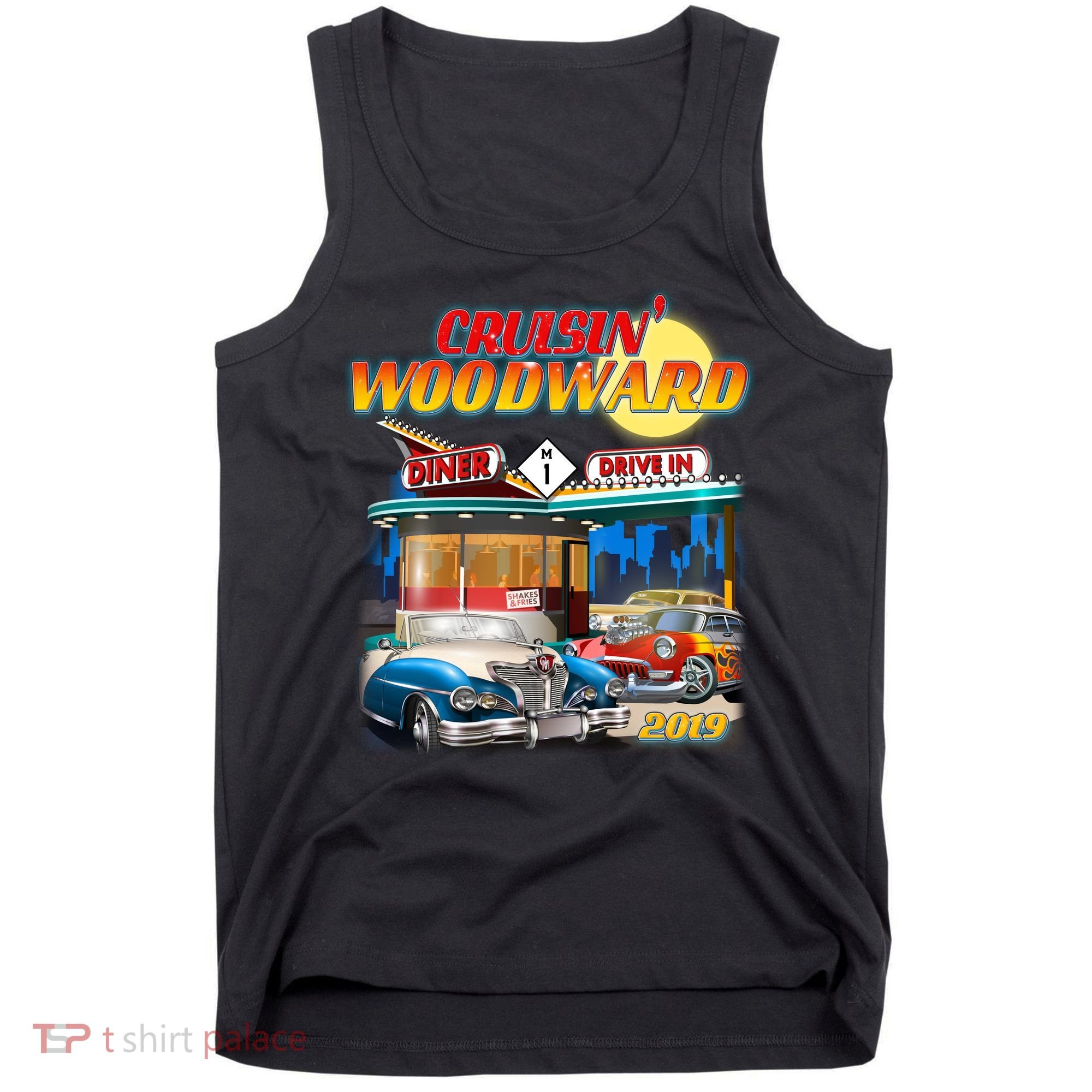 Cruisin' Woodward Diner Day time Tank Top