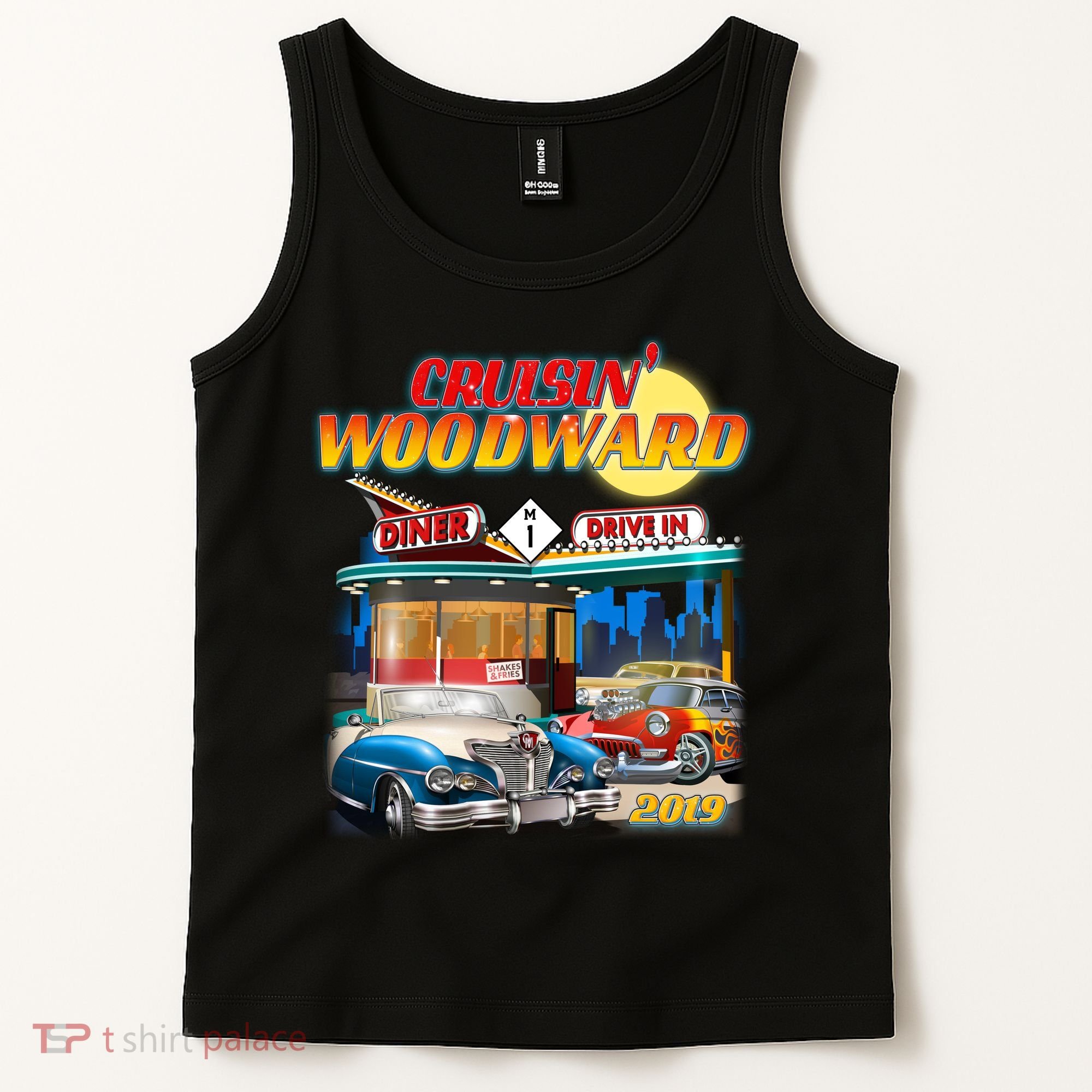 Cruisin' Woodward Diner Day time Tank Top