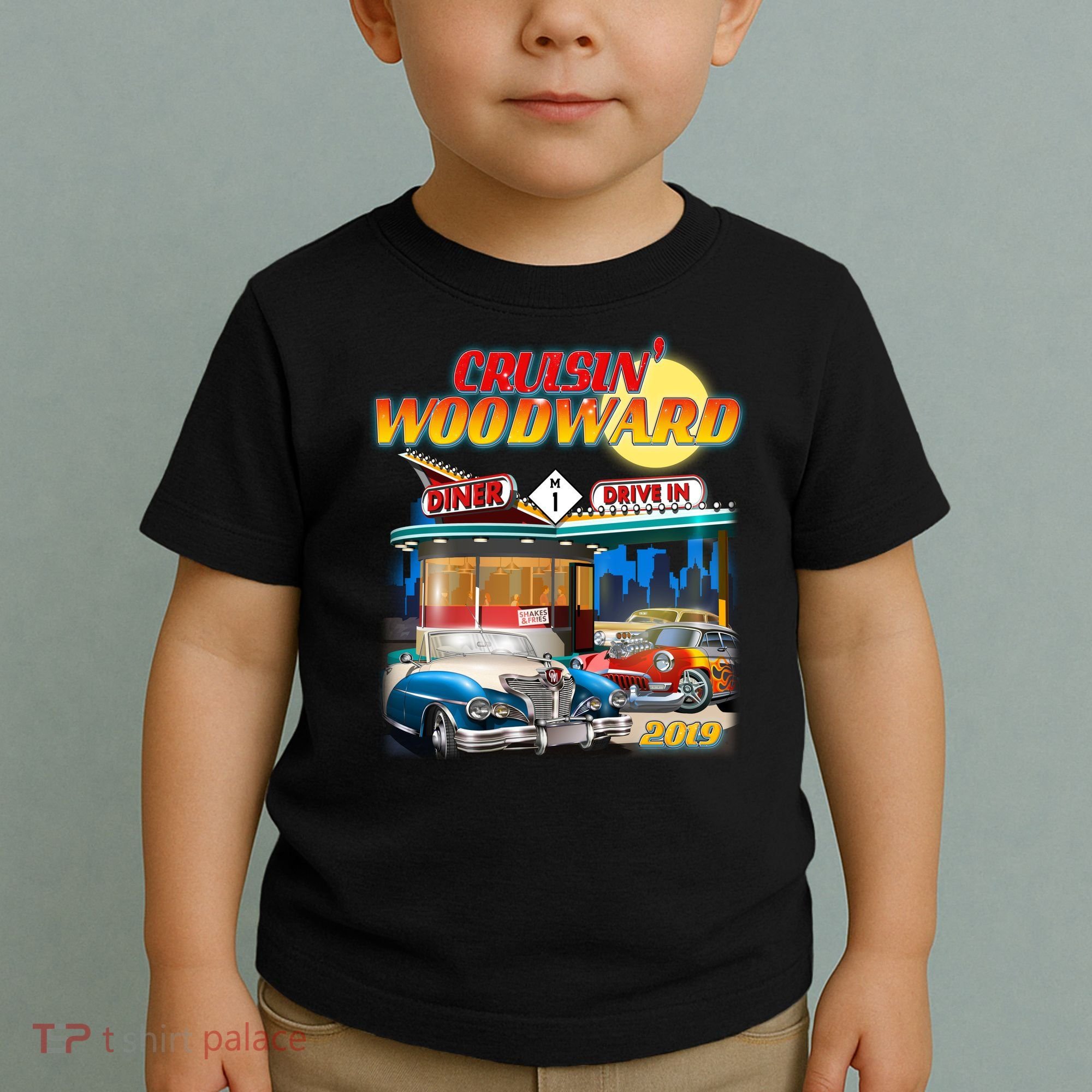 Cruisin' Woodward Diner Day time Toddler T-Shirt