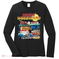 Cruisin' Woodward Diner Day time Women's Long Sleeve Shirt thumb 0