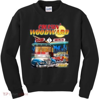 Cruisin' Woodward Diner Day time Kids Sweatshirt