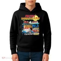 Cruisin' Woodward Diner Day time Kids Hoodie thumb 4