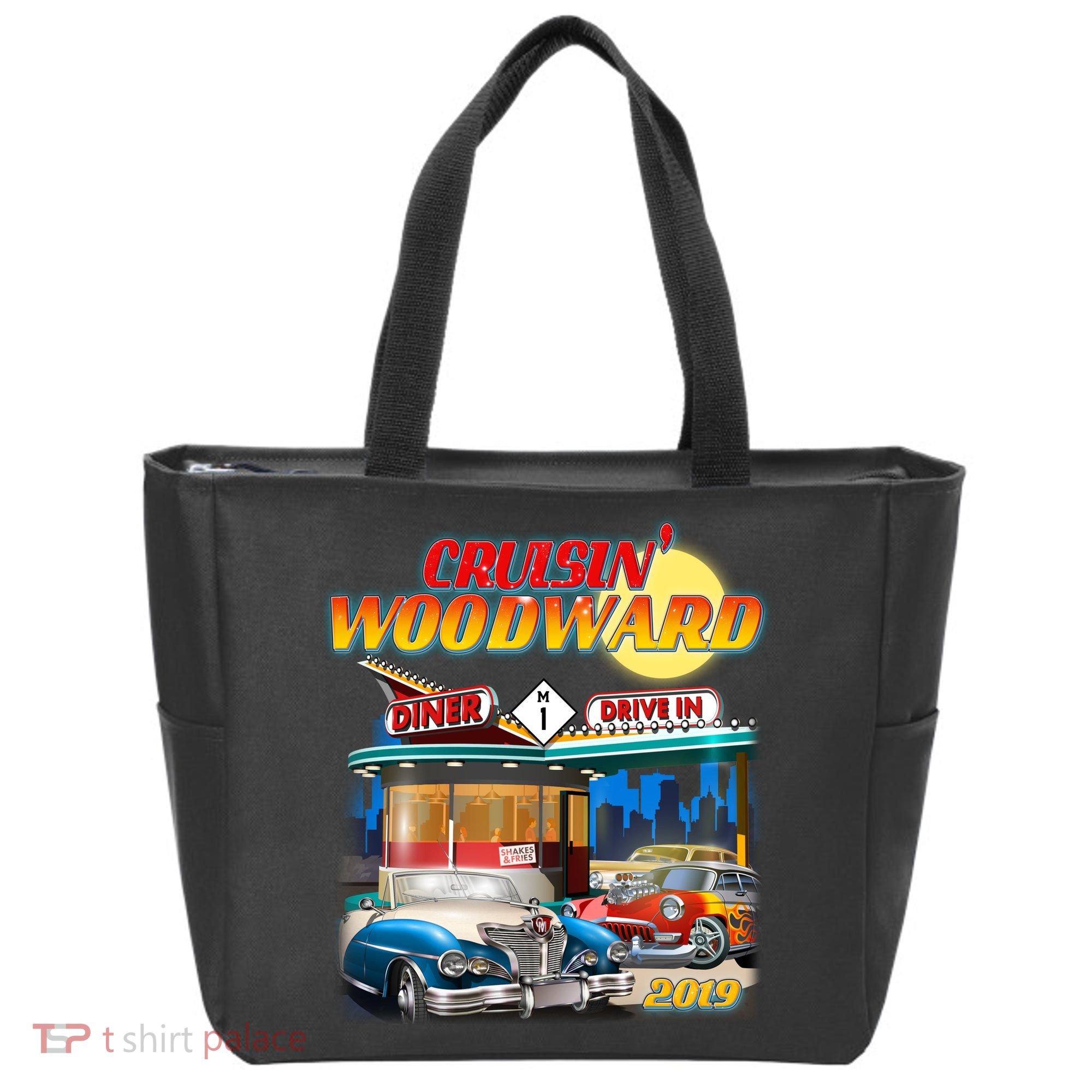 Cruisin' Woodward Diner Day time Tote Bag