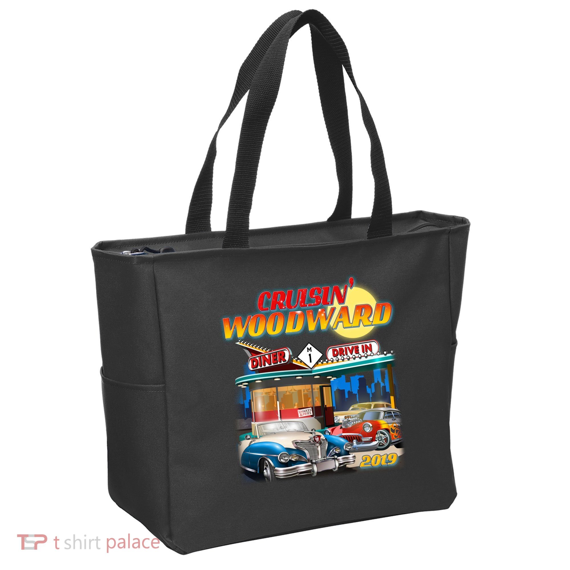 Cruisin' Woodward Diner Day time Tote Bag