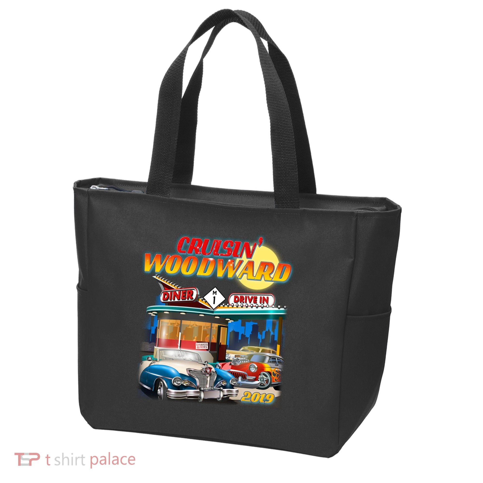 Cruisin' Woodward Diner Day time Tote Bag
