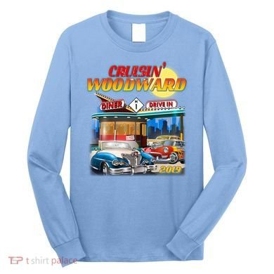 Cruisin' Woodward Diner Day time Long Sleeve Shirt