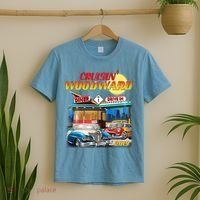 Cruisin' Woodward Diner Day time T-Shirt thumb 2