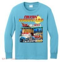Cruisin' Woodward Diner Day time Kids Long Sleeve Shirt thumb 0