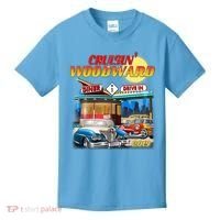 Cruisin' Woodward Diner Day time Kids T-Shirt thumb 0