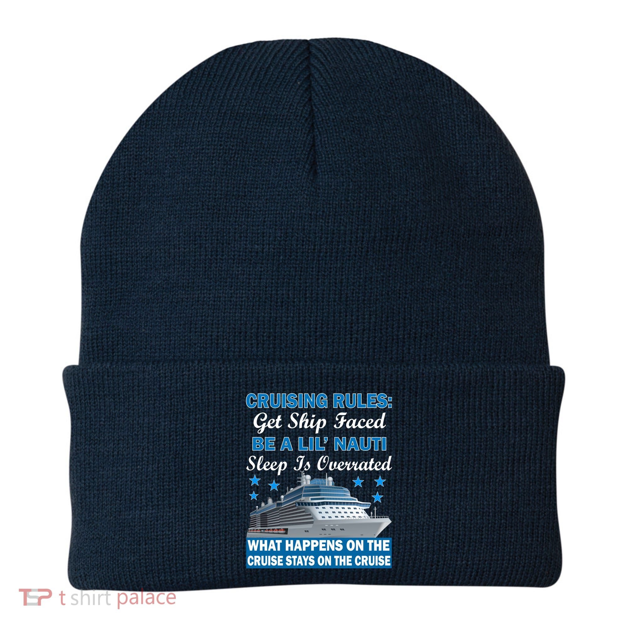 Cruising Rules Get Ship Faced Funny Cruise Beanie