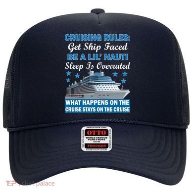 Cruising Rules Get Ship Faced Funny Cruise Hat
