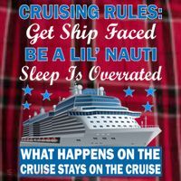 Cruising Rules Get Ship Faced Funny Cruise Women's Flannel Plaid Pajama Pants thumb 2