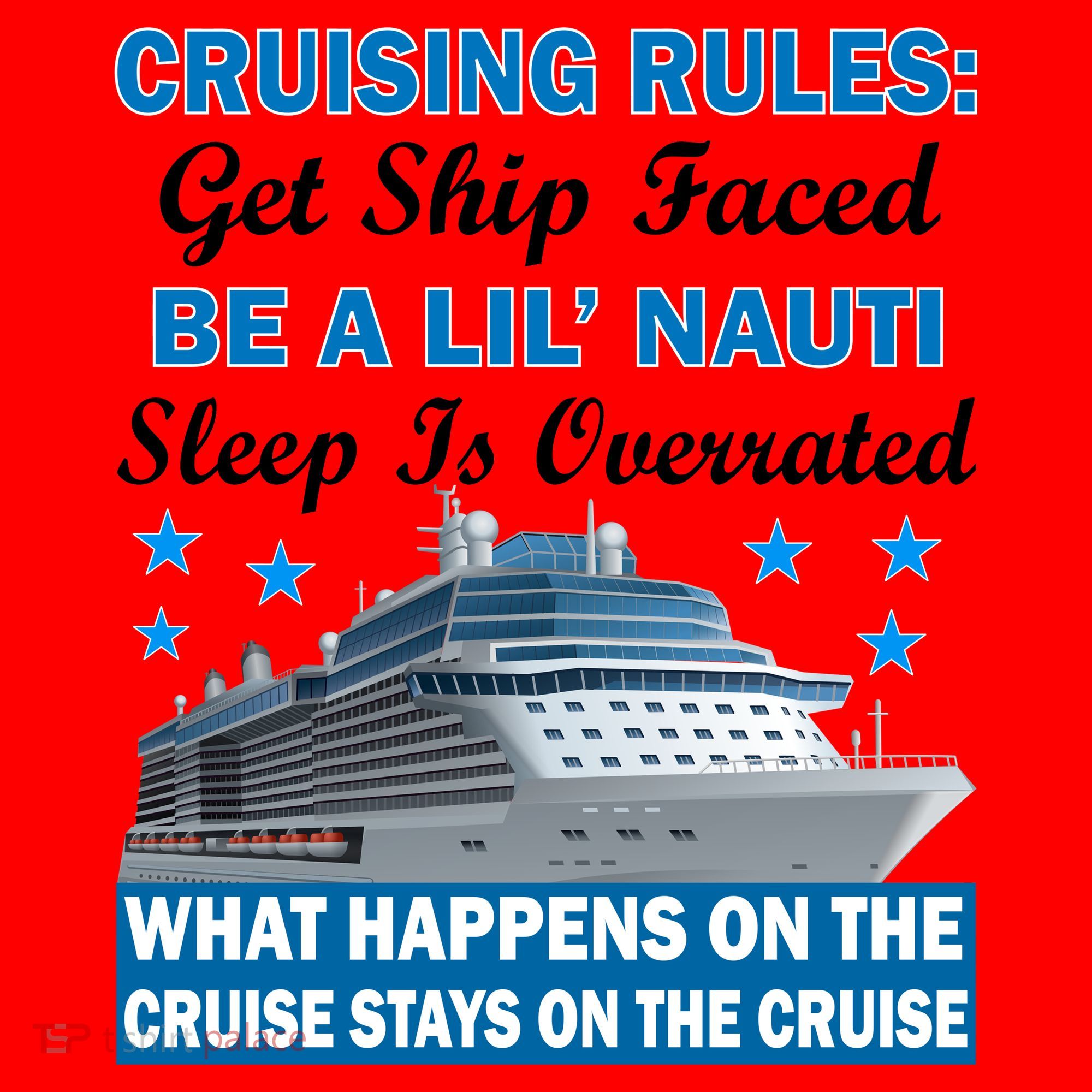 Cruising Rules Get Ship Faced Funny Cruise Santa Hat