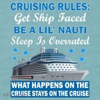 Cruising Rules Get Ship Faced Funny Cruise Sueded Cloud Jersey T-Shirt thumb 2