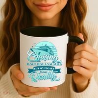 Cruising Vacation Escape From reality Coffee Mug thumb 3
